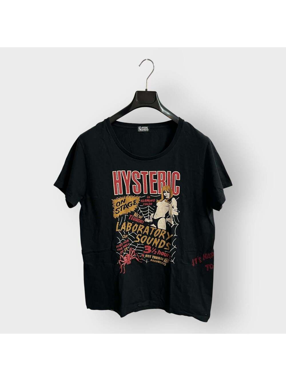 Hysteric Glamour "On Stage I'm Flaming" Graphic Tee Fits M Vintage